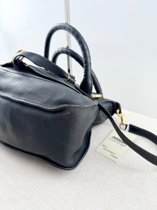 Chloe medium satchel leather marcie bag double carry