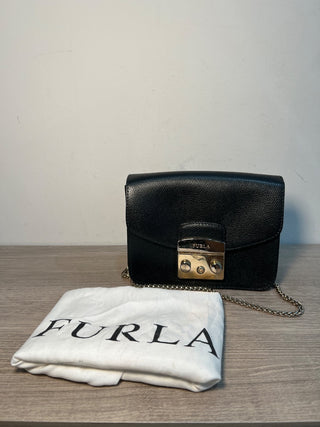 Furla small leather bag with chain strap