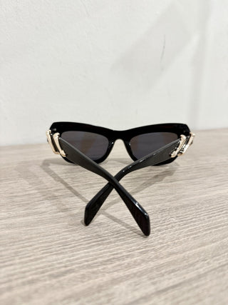 Saint Owen medusa black sunglasses
