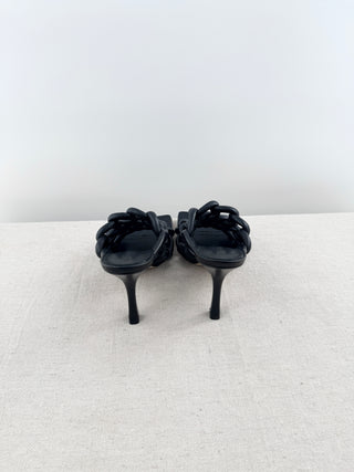 Bottega Veneta stretch mule sandals leather, 37