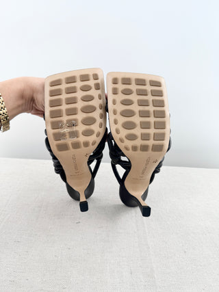 Bottega Veneta stretch mule sandals leather, 37