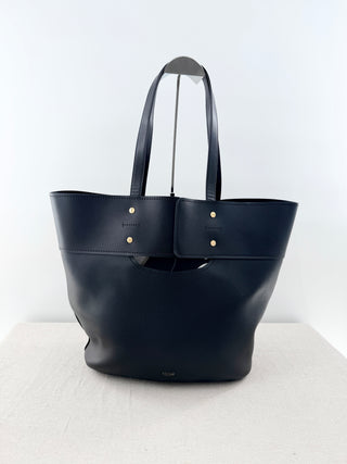 NWT Chloe Aby 100% Cow Leather Large Tote Handbag Black