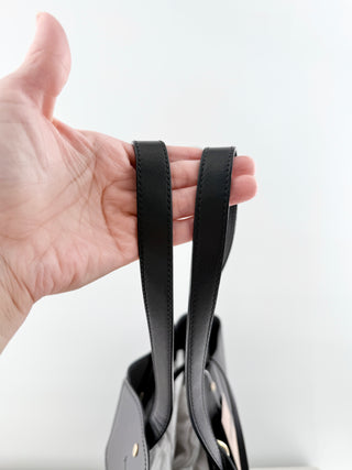 NWT Chloe Aby 100% Cow Leather Large Tote Handbag Black