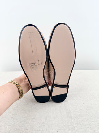 Gucci princeton canvas mules, 37
