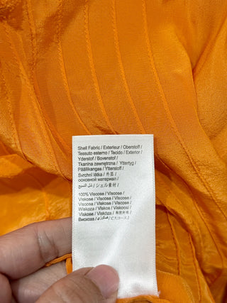 Farm Rio satin top with embroidery, L