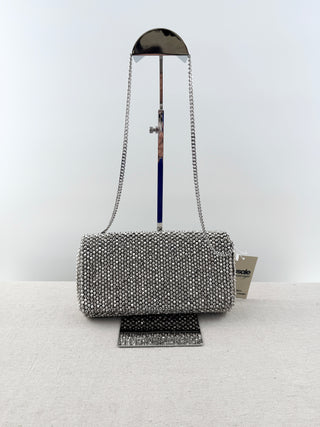 Reiss crystal embellished shoulder bag clutch