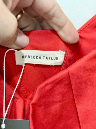 Rebecca Taylor ruffle cotton blend mini dress, 2