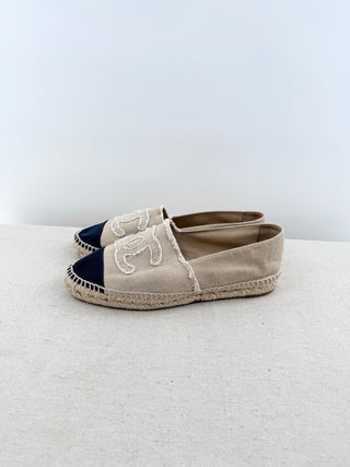Chanel canvas espadrille CC, 41