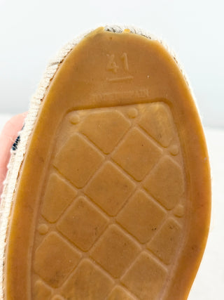 Chanel canvas espadrille CC, 41