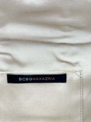 BCBG Max azria satin bow clutch bag with chain strap