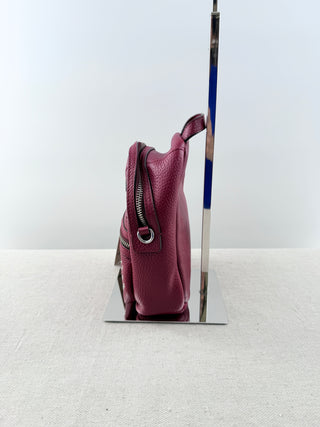 Marc Jacobs mini leather biker grommet backpack with long strap