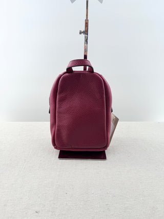 Marc Jacobs mini leather biker grommet backpack with long strap