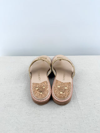 Jack Rogers cork and leather thong sandals, 9.5