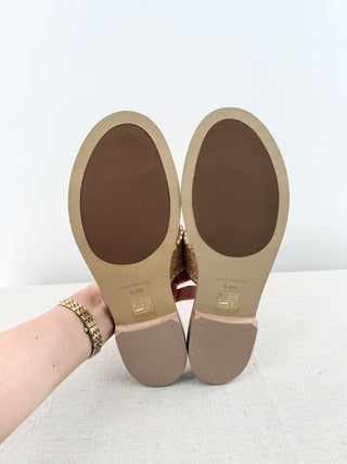 Jack Rogers cork and leather thong sandals, 9.5