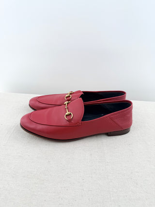 Gucci leather horse bit loafers, 41.5