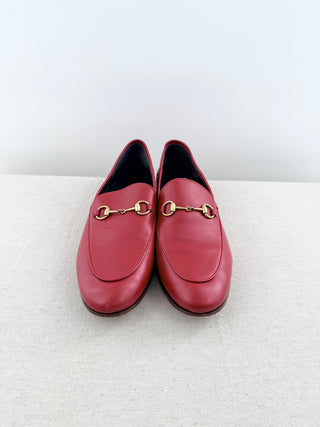 Gucci leather horse bit loafers, 41.5