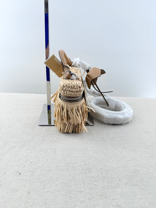 Michael Kors raffia jana bag