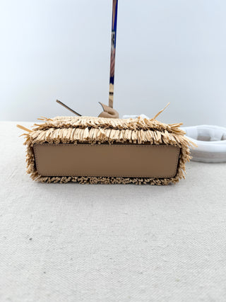 Michael Kors raffia jana bag