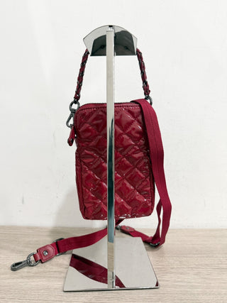 MZ wallace patent quilted cross body phone bag