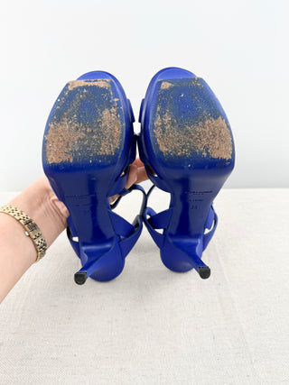 Saint Laurent tribute platform sandals, 36