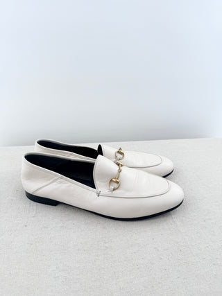 Gucci leather horsebit loafers, 41.5