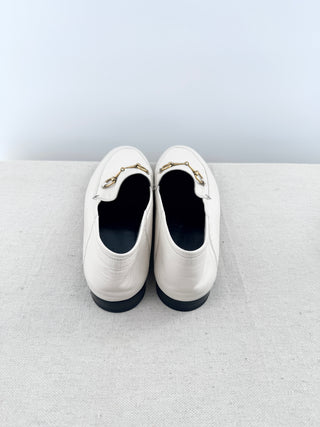 Gucci leather horsebit loafers, 41.5