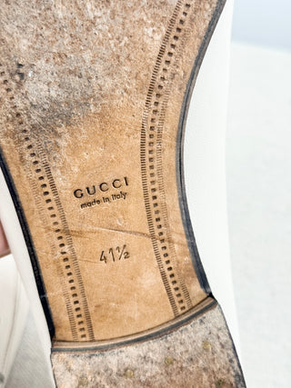 Gucci leather horsebit loafers, 41.5