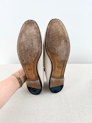 Gucci leather horsebit loafers, 41.5