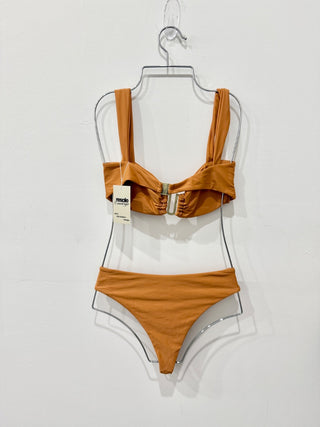 Aventura Seraphina Top & Terra Glow Bottom Bikini Set Marigold Women's Medium