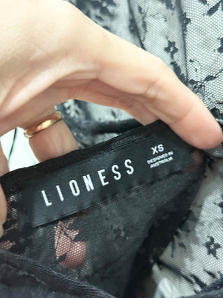 Lioness lace set lino maxi skirt and top, XS