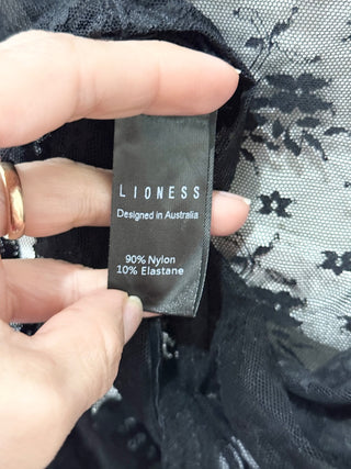 Lioness lace set lino maxi skirt and top, XS