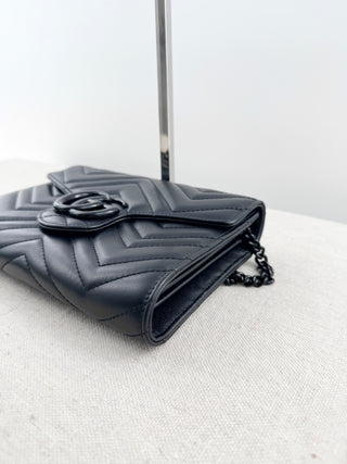 Gucci marmont WOC bag with long strap