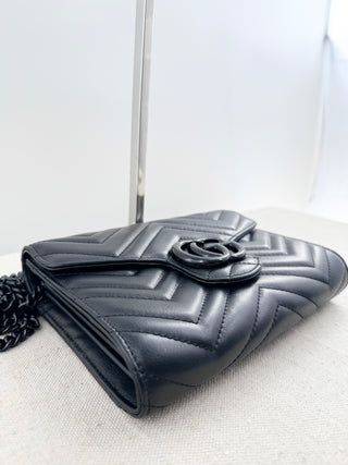 Gucci marmont WOC bag with long strap