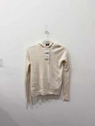 Naadam ribbed 100% cashmere hoodie, XS