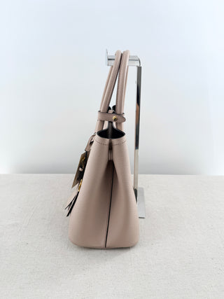 Prada double bag in saffiano leather medium, medium