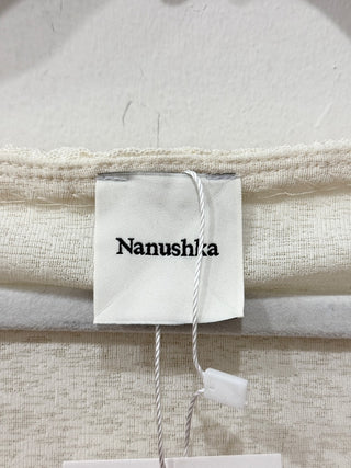 Nanushka textured set crop blazer and mini skirt, XS
