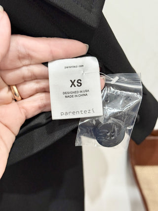 NWT Parentezi The Show Room Quinn Jacket & Patterson Pants Set Black Women's XS