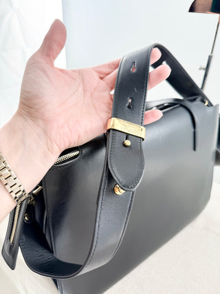 Valentino Orlandi leather embroidered tote bag