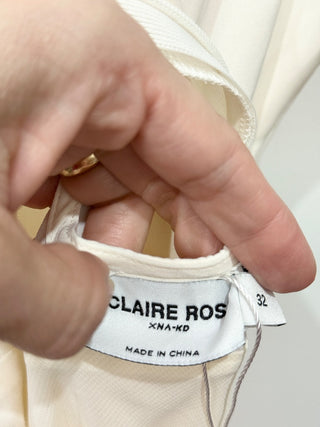 Claire Rose open back long satin dress, 32/XS