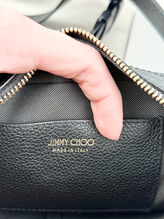 Jimmy Choo leather camera cross body bag