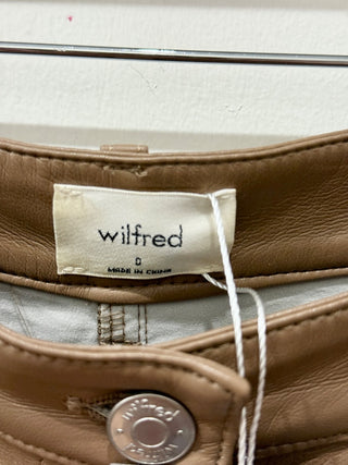 Wilfred faux leather pants, 0