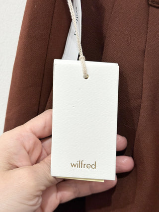 Wilfred effortless pants in dark rust, 0