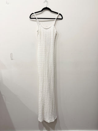 Montce textured knit long slip dress, XS
