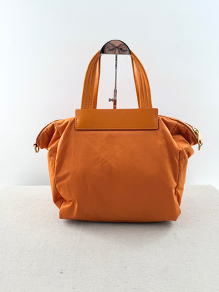 Marc Jacobs nylon and leather tote bag with strap
