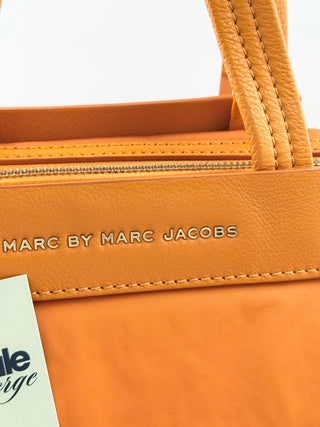 Marc Jacobs nylon and leather tote bag with strap