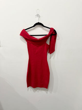Sndys off shoulder mini knit dres, XS