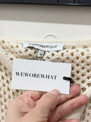 WeWoreWhat crochet fringe maxi dress, XS