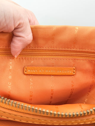 Marc Jacobs nylon and leather tote bag with strap