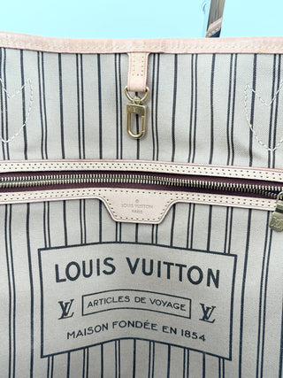 Louis Vuitton neverfull GM nomogram canvas tote bag