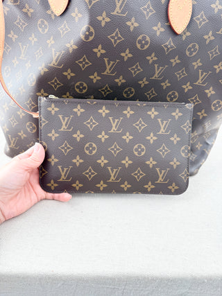 Louis Vuitton neverfull GM nomogram canvas tote bag